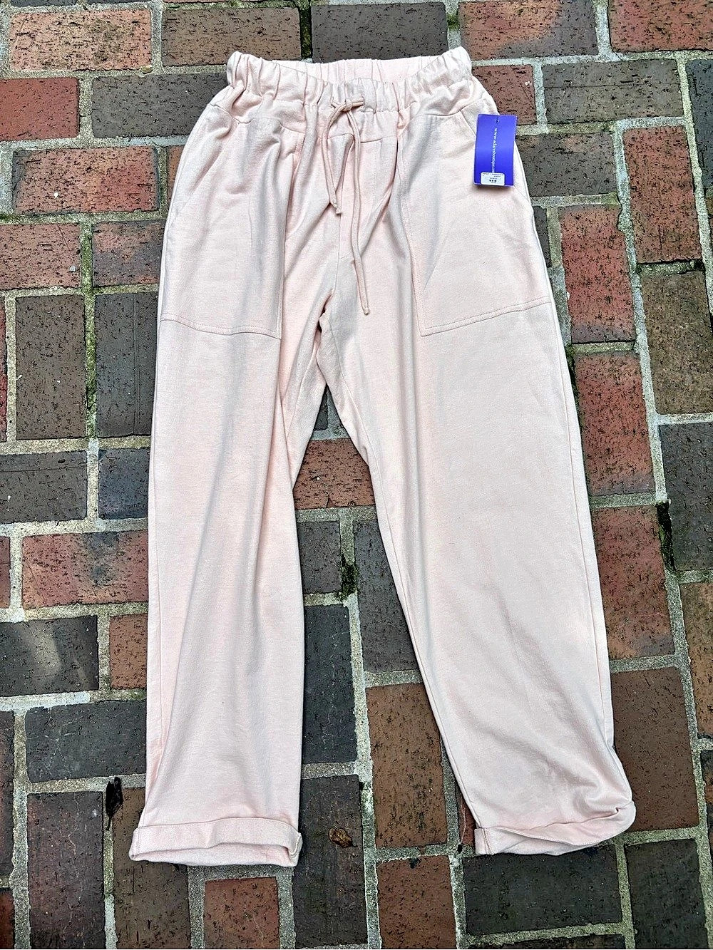 Planet Pink Wide Leg Jogger Pants NWT
